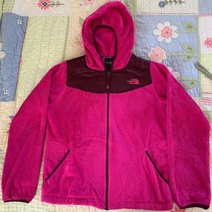 North Face Fleece Hooded Jacket